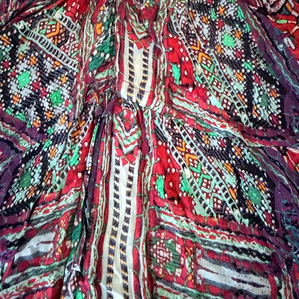 Colorful Geometric Patterned Dress - Picture 2 of 4